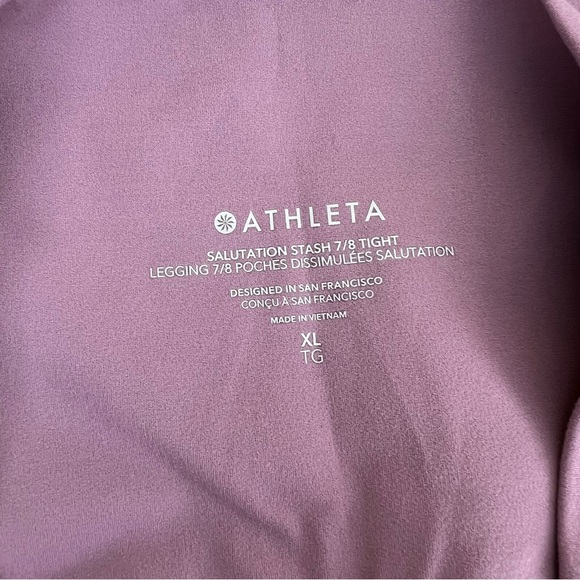 Athleta Salutation Stash Pocket 7/8 Tight - Picture 6 of 6